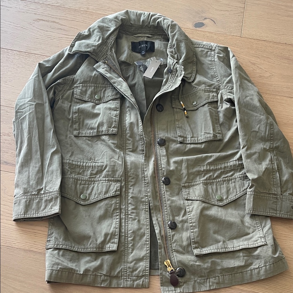 J. Crew Military Field Jacket in Olive